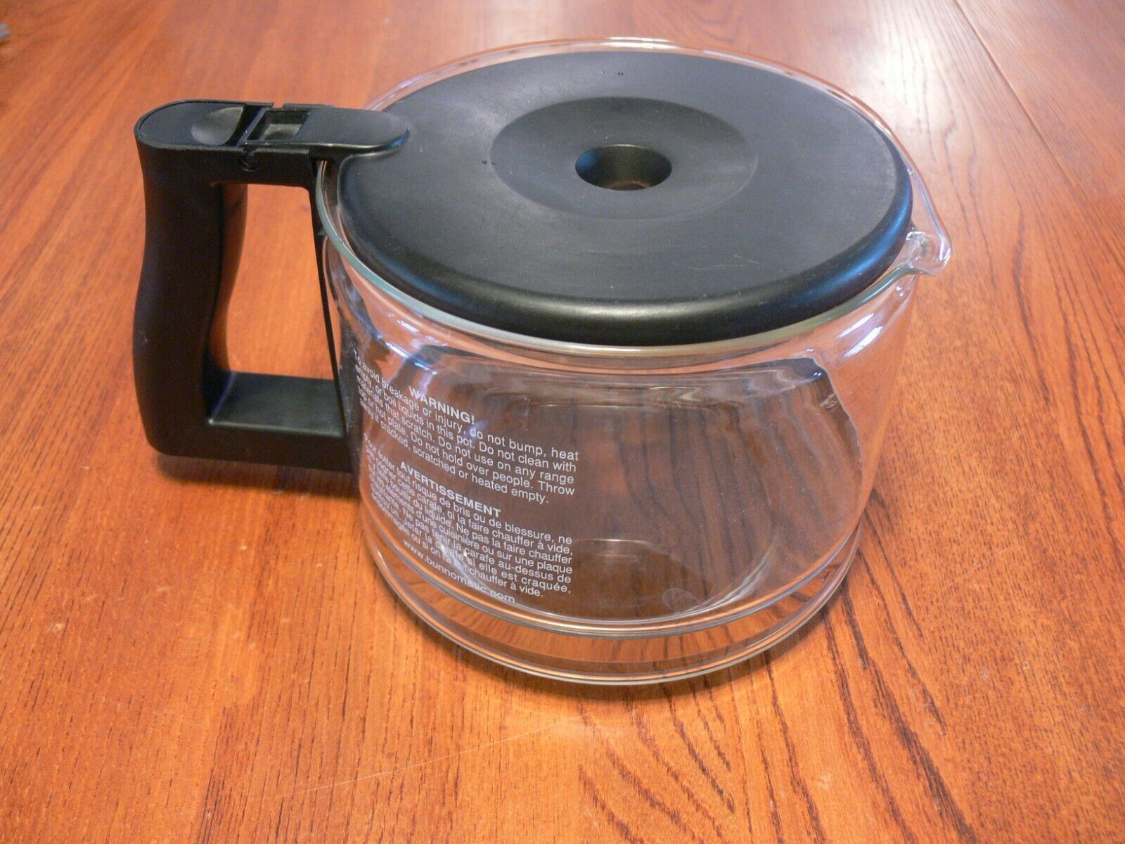 Bunn Coffee Carafe NCD Model Black Glass Replacement 10 Cups 50 oz