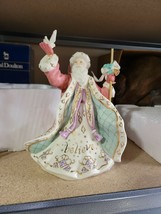Lenox Believe in Santa porcelain figure and music box - $60.78