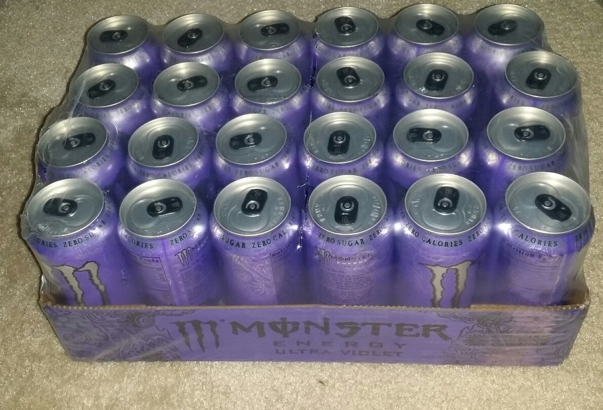 New 24 Pack Monster Energy Ultra VioletEnergy Drinks》24 ...