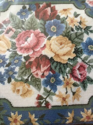 Vintage Bucilla Tulips And Roses Needlepoint And Similar Items