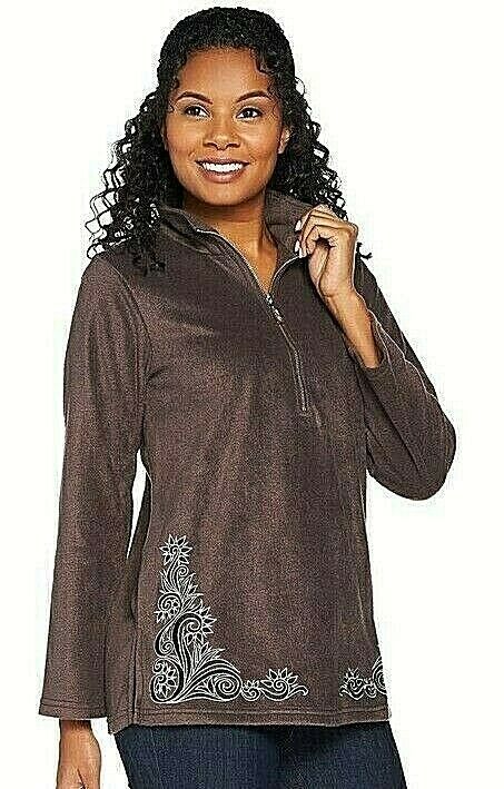 BOB MACKIE Fleece PullOver Jacket Small 