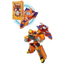 Metal Cardbot Mega Trucker Korean Truck Car Transforming Action Figure Robot image 4