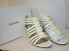 Alfani New Womens Strappy Wedges Apache Creme 8.5 M Heels Sandals Shoes - $35.05