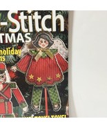 Better Homes &amp; Gardens Cross Stitch Christmas 1998 Magazine Ornaments Table - $9.74