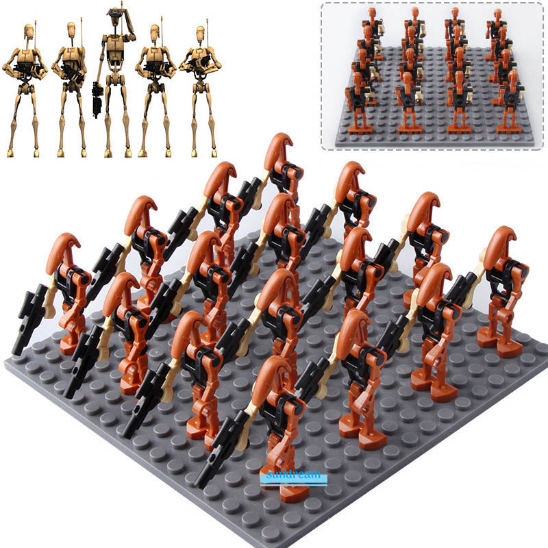 Star Wars Droids Battle Droid ROGR Army Lego Moc Minifigures Toys Set