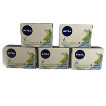 NIVEA Lemongrass & Oil Care Soap 3.5 oz. Five Soap Bars New - $32.67