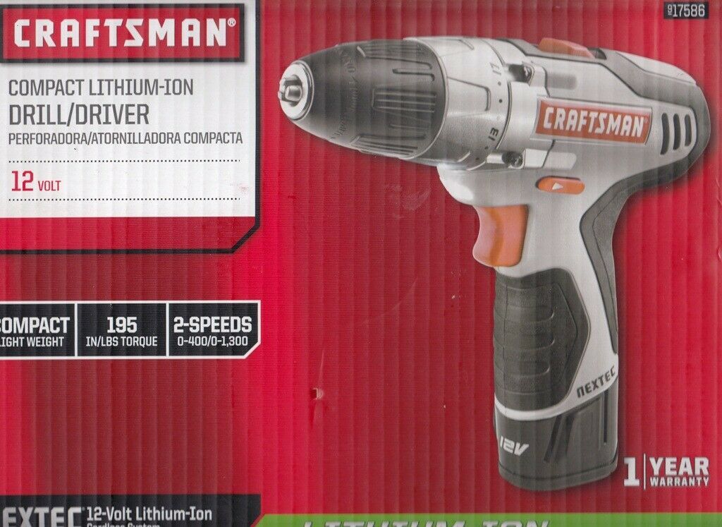 CRAFTSMAN NEXTEC 320.10003 17586 12V 3/8 DRILL DRIVER HITORQUE KIT