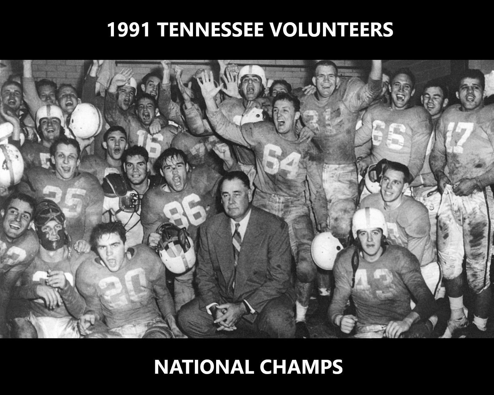 1951 TENNESSEE VOLUNTEERS 8X10 TEAM PHOTO NCAA FOOTBALL PICTURE CHAMPS