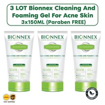 3 LOT Bionnex Cleaning And Foaming Gel – For Acne Skin 3x150ML (Paraben ... - $56.43