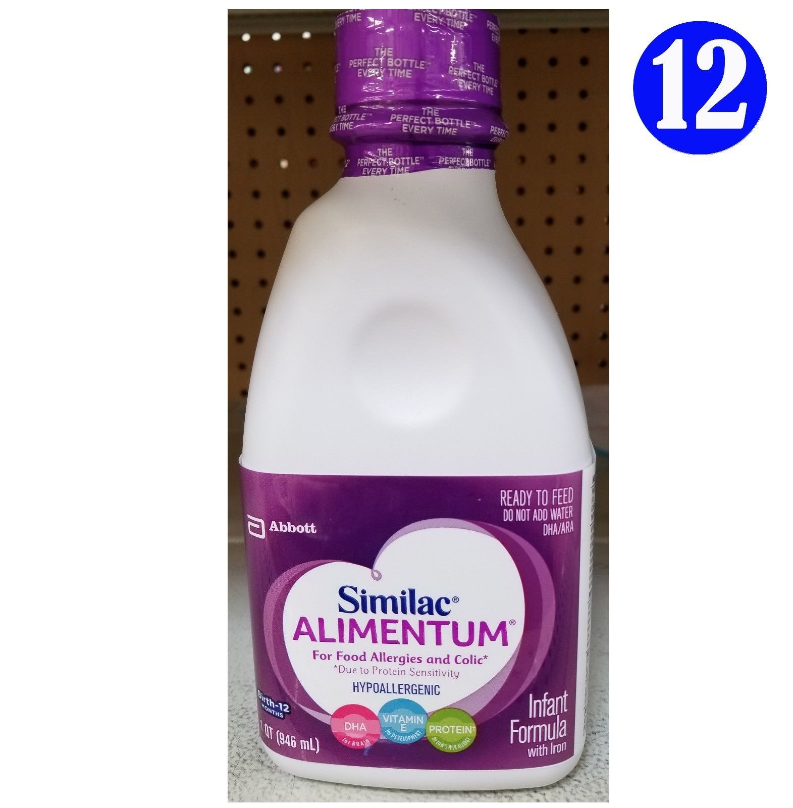 Similac Alimentum Infant Formula, Ready to Feed, 1 qt (32