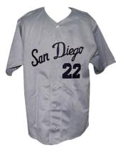 San Diego Padres Pcl Retro Baseball Jersey 1965 Button Down Grey Any Size image 1