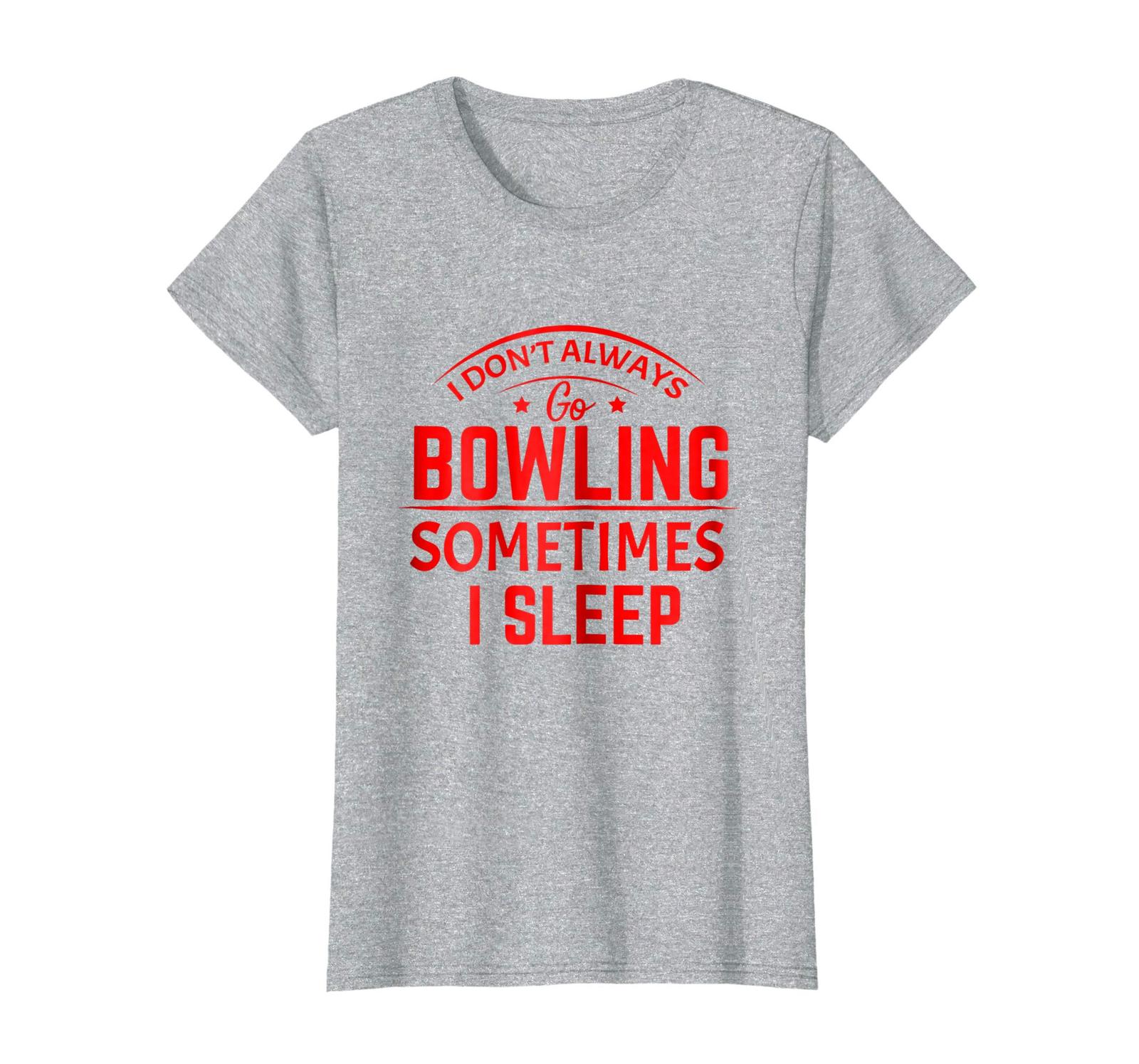 Funny Tee Ten Pin Bowling T Shirt Candlepin Duckpin Bowling Alley Tee
