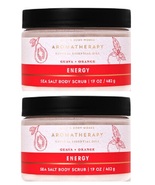 Bath &amp; Body Works Aromatherapy Guava &amp; Orange Sea Salt Body Scrub 17 oz x2 - $37.99