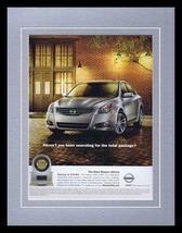 2010 Nissan Altima Framed 11x14 ORIGINAL Vintage Advertisement - $34.64