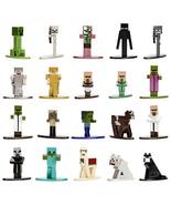 Jada Toys Minecraft 20-Pack Wave 1 Nano METALFIGS 1.65" Die - Cast Figures, Mult - $23.74