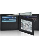 Slim RFID Men&#39;s Wallet - Genuine Leather Front Pocket Bifold Wallet - $7.69