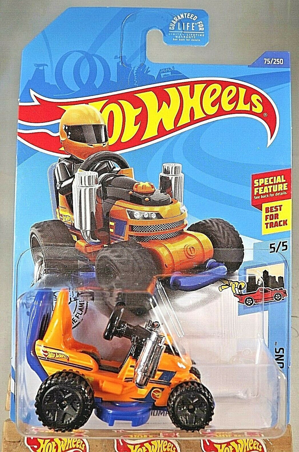 2020 Hot Wheels HW RIDE-ONS 5//5 Secret Treasure Hunt Grass Chomper 75//250