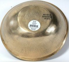 1 Ct Cravings By Chrissy Teigen Hand Crafted 10 Inch Gold Colored Aluminum Bowl image 3