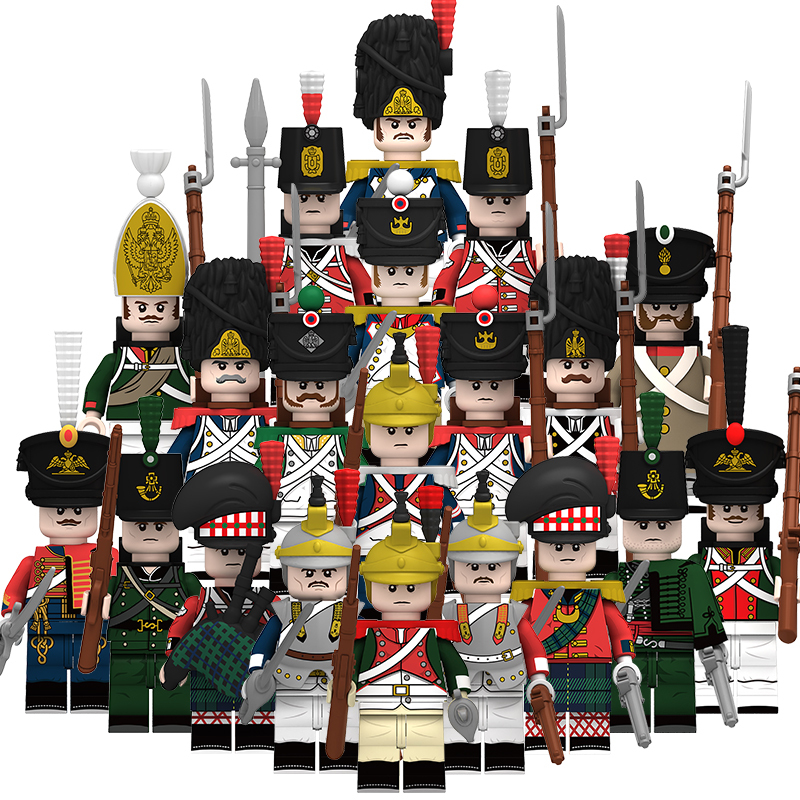 20pcs Custom The Napoleonic Wars 6 Countries Soliders Collectible ...