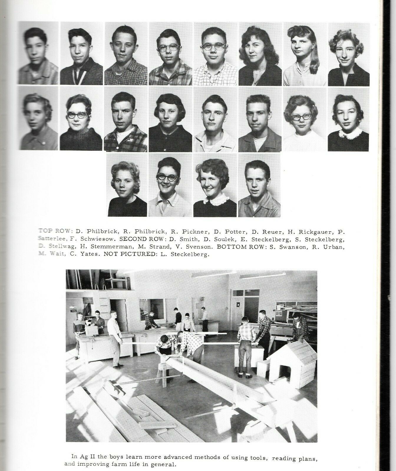 1959 Chamberlain High School Yearbook, The Cub, Chamberlain, South