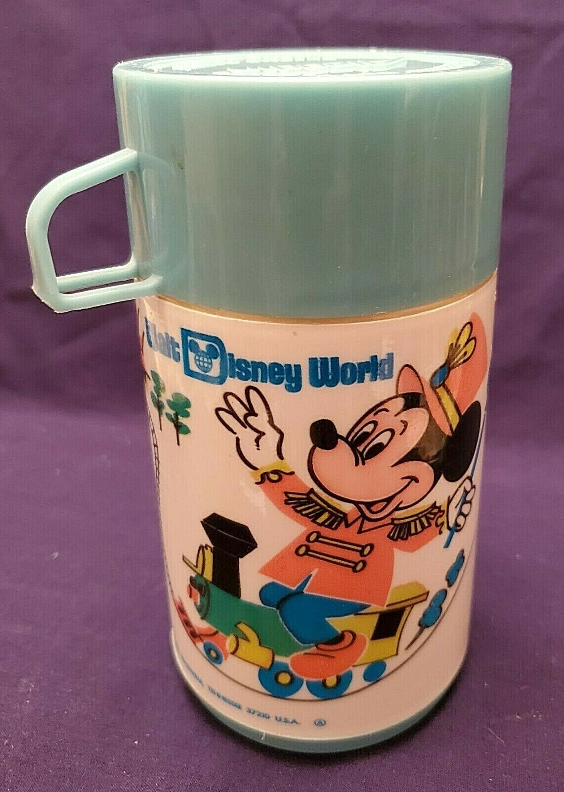 VINTAGE WALT DISNEY ALADDIN THERMOS FEATURING MICKEY MOUSE Lunchboxes, Thermoses