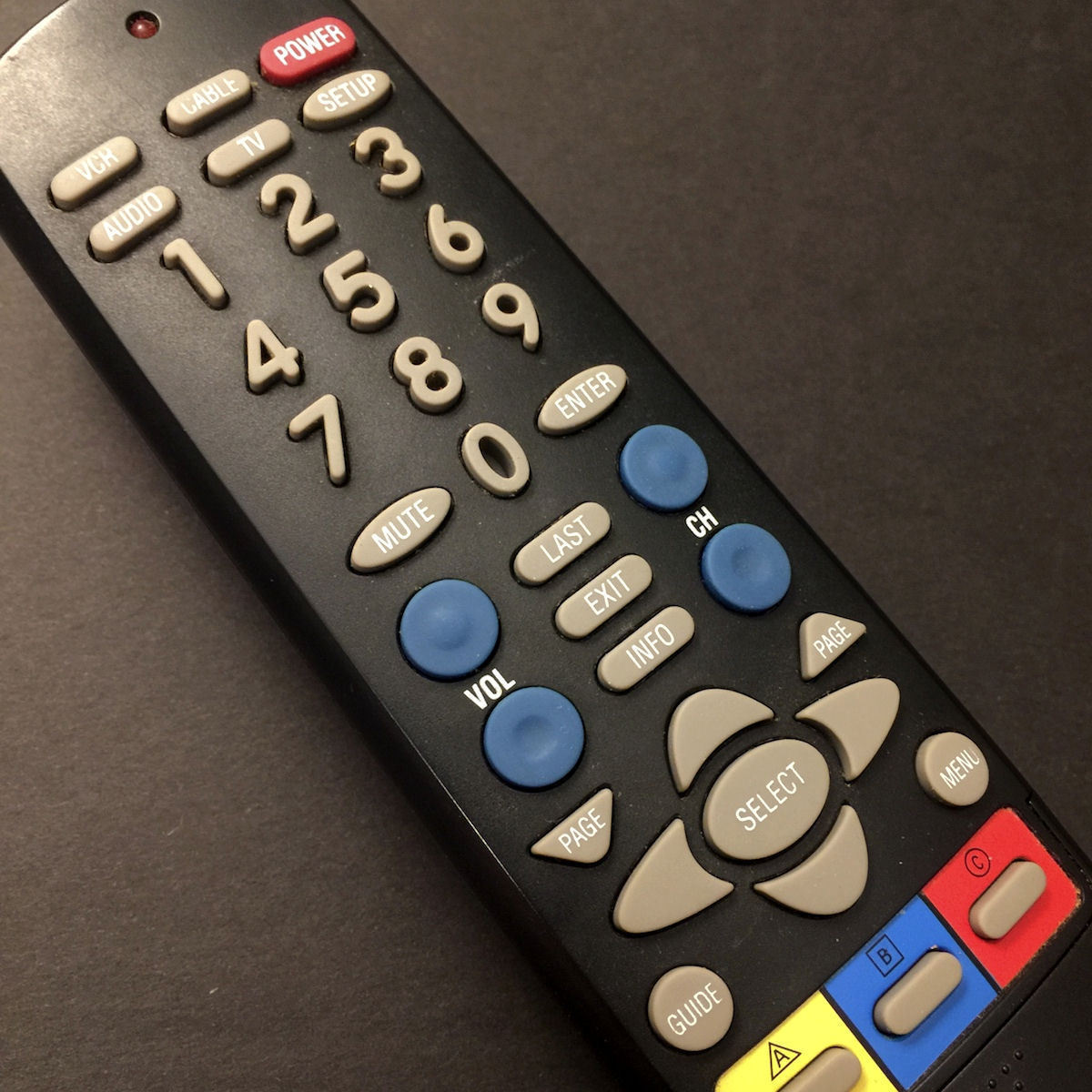 COMCAST URC-44AXXXB02 DIGITAL TV CABLE On Demand Universal Remote