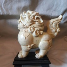 Resin 7.5" Shi Lion Guardian Foo Dog Decor Statue - $18.69