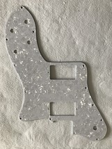 Fits Fender Squier Telecaster Deluxe PAF Guitar Pickguard Scratch Plate,White - $22.80