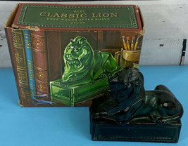 Avon Classic Lion Deep Woods Aftershave Bottle Fully Intact In Box EMPTY Vintage - $11.85