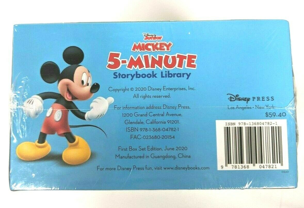 Disney jr mickey 5 minute storybook library children ya fiction