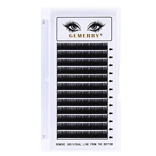 9mm Individual Lash Extensions Classic Lash Trays 0.07 Thickness C curl
