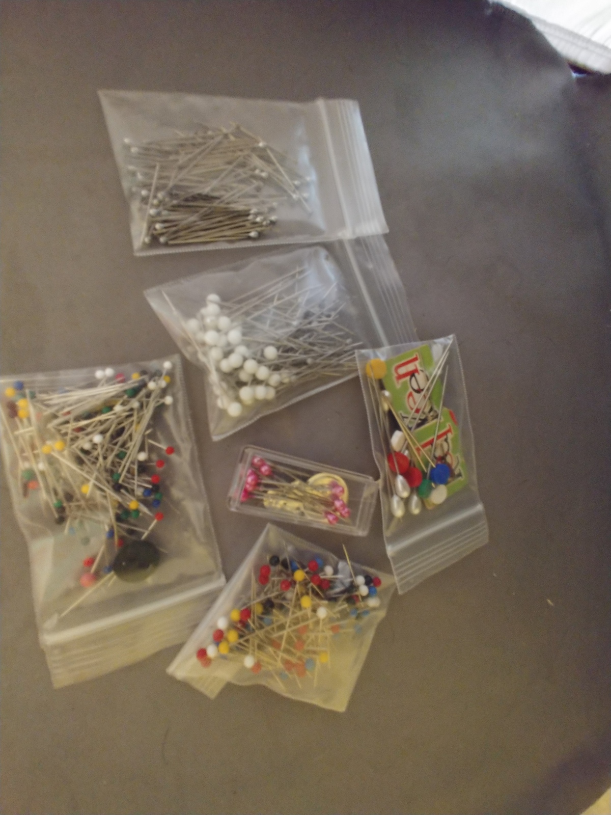 Straight Pins with Colorful Heads Sewing Pins Bulk Lot Pins