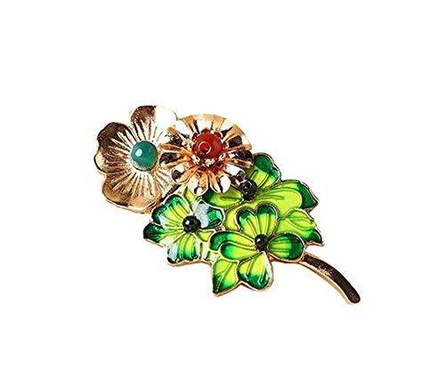 [GREEN Leaves] Clothing Accessories Easy Matching Brooch Pin