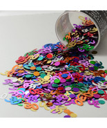 Number 30 and Circles Multicolor Confetti Bag 1/2 Oz Birthday Party CCP9002 - $3.95+