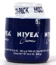 Nivea 15.5 Oz 3 Pc Multi Pack Rich Moisturizing Crème 1 Jar & 2 Tins  - $23.99