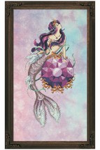 Sale! Complete Xstitch Materials Mermaid Treasures Amethyst By Bella Filipina - $74.24+