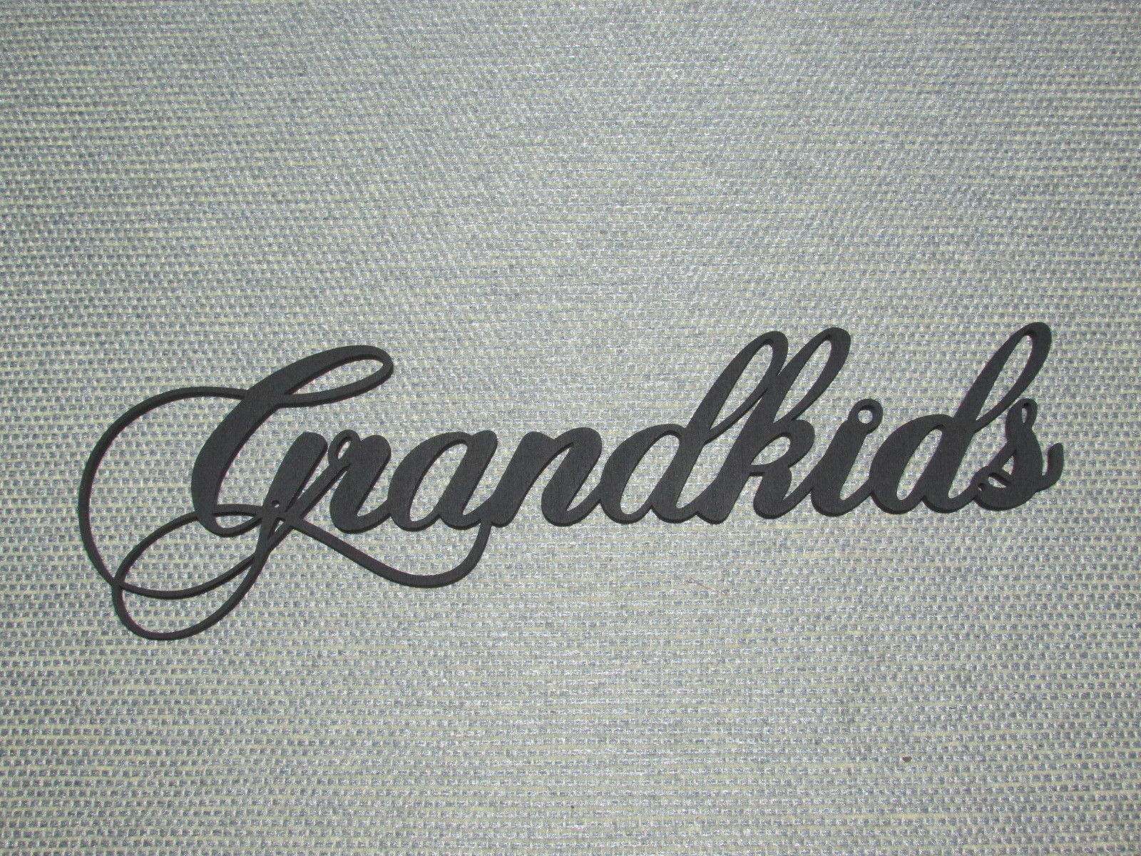 Primary image for Grandkids wooden wall word art decor Grand kids