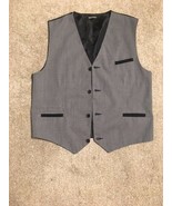 Men&#39;s Van Heusen Vest 4-Button--Size XXL (18-20) Medium Gray - $15.99