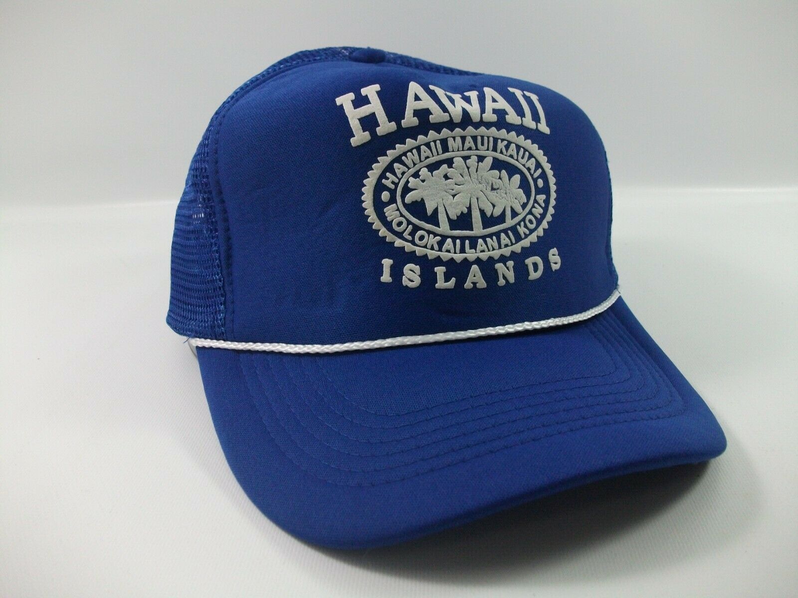 Hawaii Islands Hat Blue Snapback Trucker Cap Hats