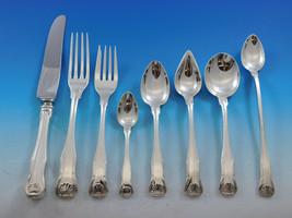 King by Kirk Stieff Sterling Silver Flatware Set Service 110 Pieces Shell Motif - $6,500.00