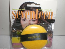 Seventeen Compact Face Makeup Shine Control Yellow Loose Powder 12 Puffs... - $9.94