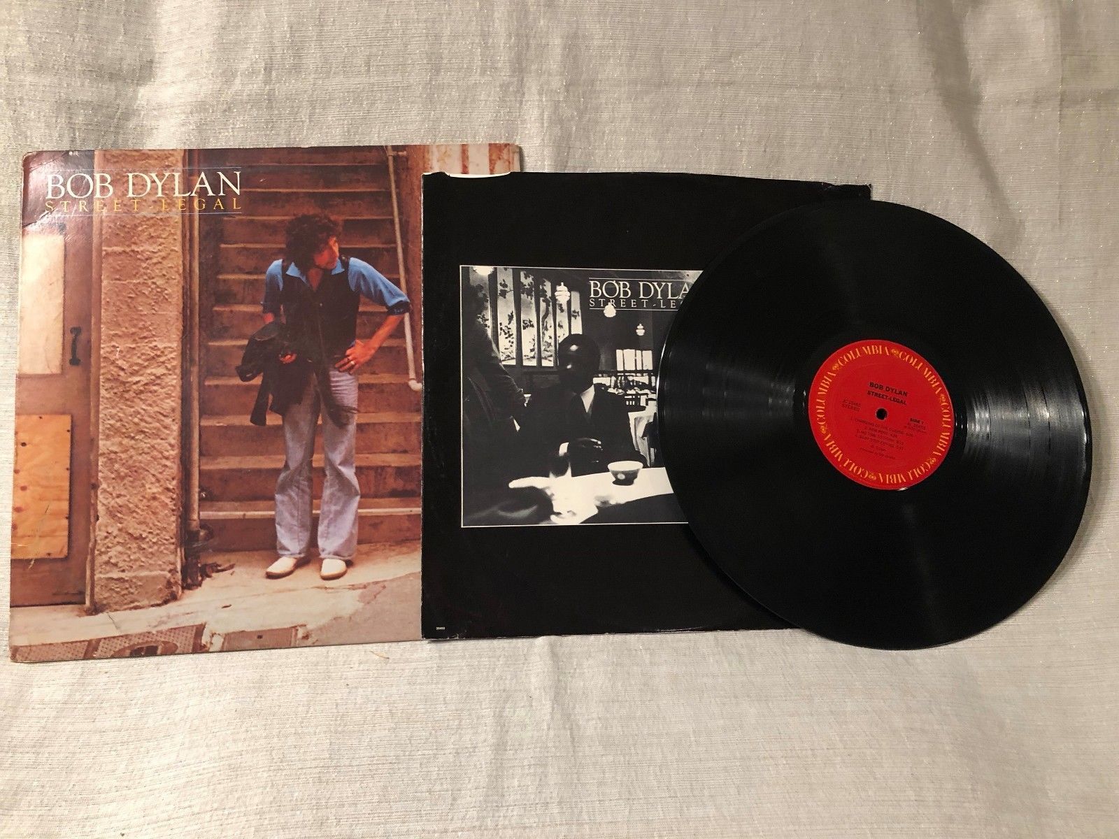 1978 Bob Dylan Street Legal LP Vinyl Album Record Columbia 35453 VG+/VG Promo Records