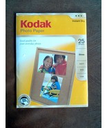 NIP Kodak Photo Paper 6. mil Gloss, 8-1/2 x 11in. 25 Sheets Pack CAT 191... - $13.51