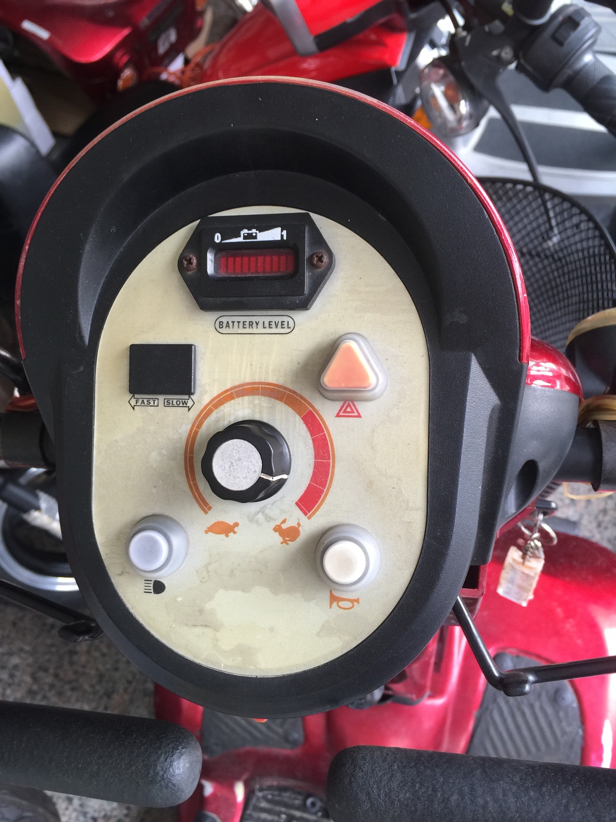 MSP PI02, Power Indicator display dashboard Drive Karma Merits mobility scooters batteries