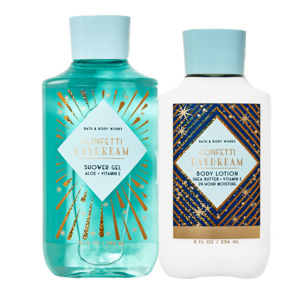 Primary image for Bath & Body Works Confetti Daydream Body Lotion + Shower Gel Duo Set