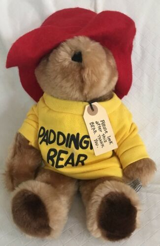 paddington bear stuffed animal vintage