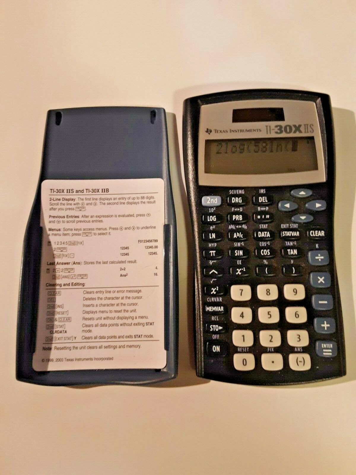 Texas Instruments Ti 30x Iis Bedienungsanleitung Deutsch Texas Instrument Ti-30x Iis Manual