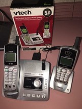 Genuine Vtech (IA5870) 5.8 GHz Digital Answering System &amp; Two Handset Co... - $100.14