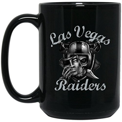 Las Vegas Raiders Coffee Mug Raiders Mug 15 oz Black Ceramic Raider