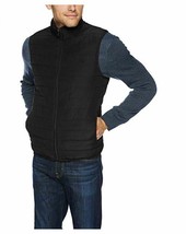 NEW Chaps Sleeveless Quilted Packable Vest Mens Classic Fit Medium Black... - $30.64